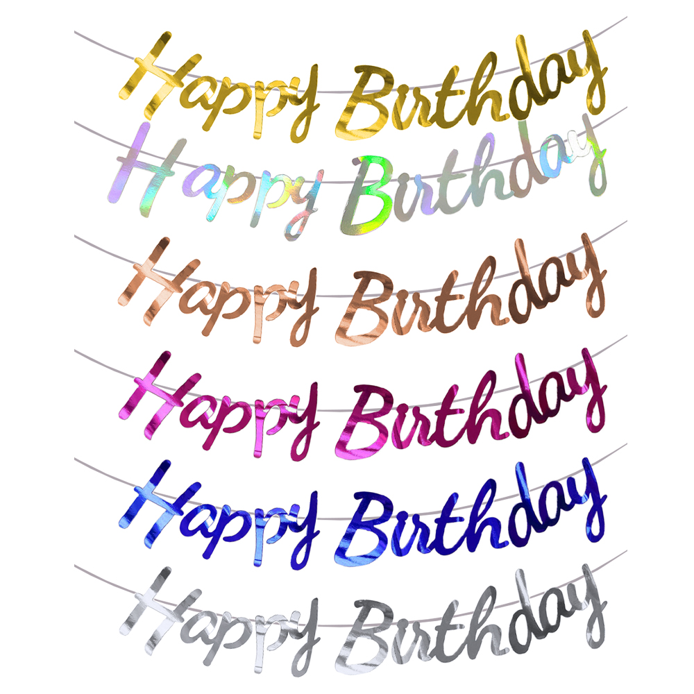 Science Of Happiness - Banner de feliz cumpleaños, banderas colgantes