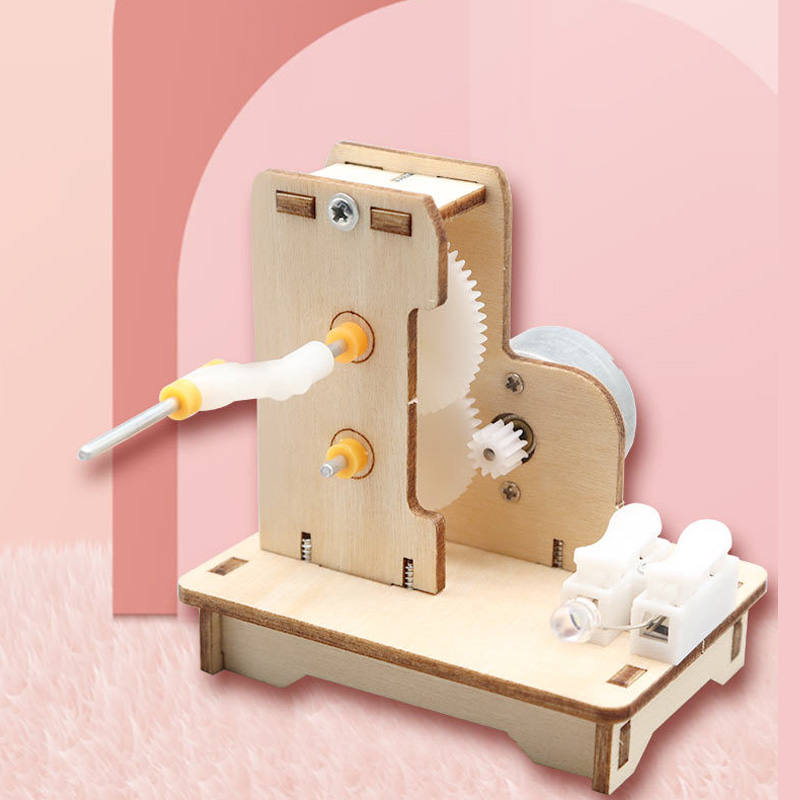 Science Diy Model - Mini generador de mano DIY, Kit