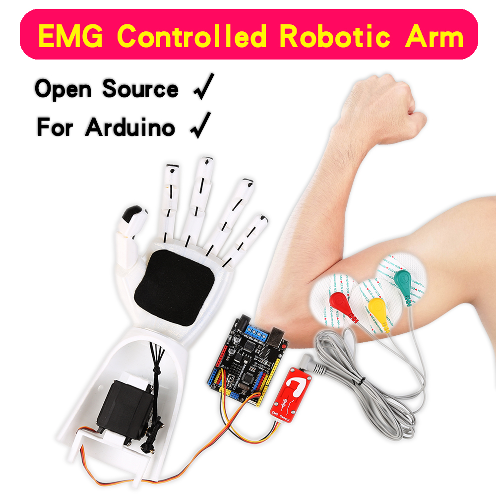 Sensor EMG Brazo robótico Sens - Science Robot reseña y precio