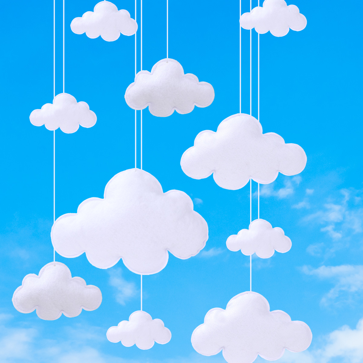 Colgante de nube de fieltro 3D - Science Of Happiness reseña y precio